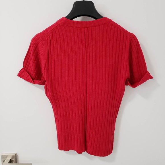 French Connection Red Sweater (S) - Picture 2 of 3